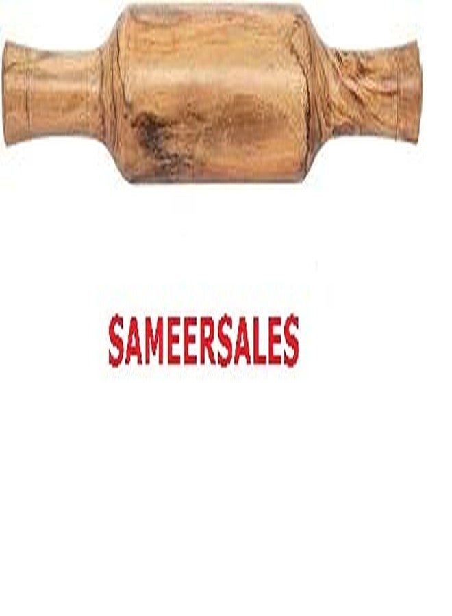 SAMEER SALES Wooden Rolling Pin and Rolling Board Combo,Belan for Kitchen,Rolling Pin and Chakla,Roti Roller - Image 2