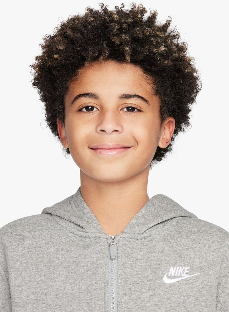 Nike K NSW CLUB FLC HD FZ LS LBR - Image 3