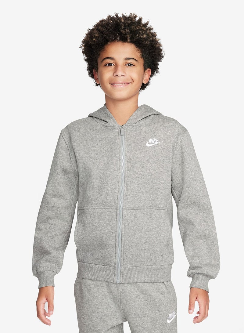 Nike K NSW CLUB FLC HD FZ LS LBR - Image 1