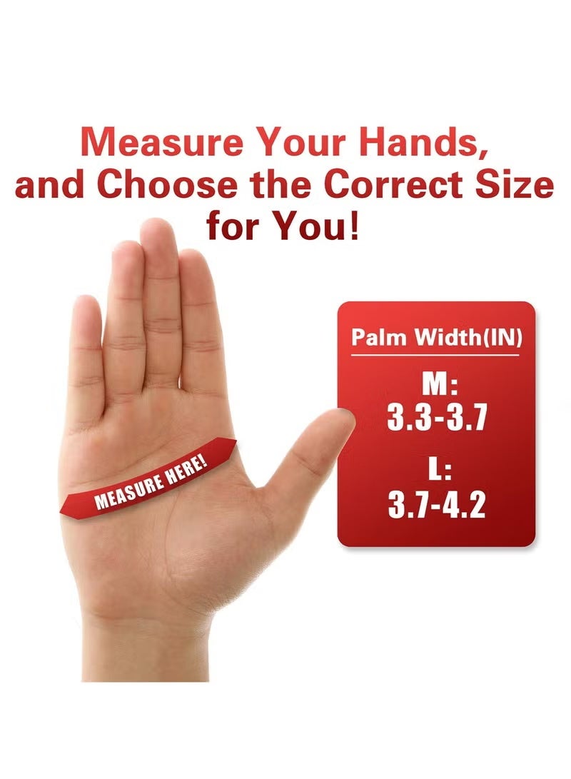 4 PCS (M+l) Cut Resistant Gloves Level 5 Protection for Kitchen, Upgrade Safety Anti Cutting Gloves for Meat Cutting, Wood Carving, Mandolin Slicing and More (Grey) - Image 3