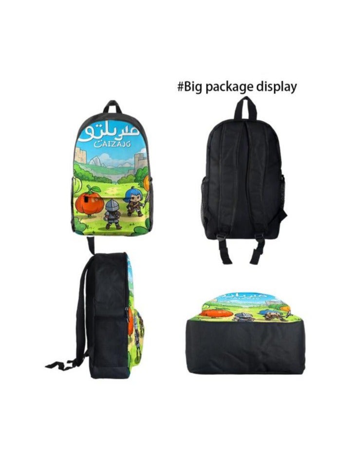 Universal cartoon new three-piece schoolbag - 406  - Image 4