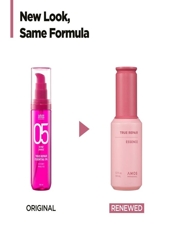 amos PROFESSIONAL زيت الشعر الاحترافي من AMOS لإصلاح الشعر الحقيقي | واقي حراري، ينعم ويجعل الشعر ناعماً بشكل ملحوظ، مضاد للتجاعيد والتجاعيد، للشعر الجاف والمجعد، 3.3 أونصة سائلة. - Image 2