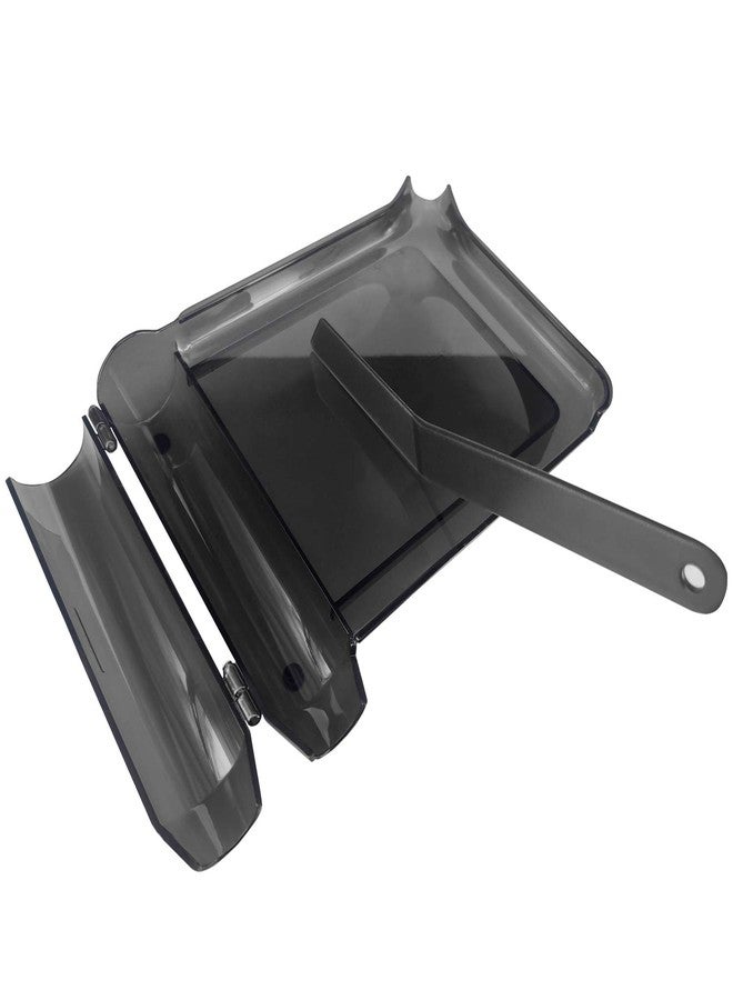 Medarchitect Right Hand Pill Counting Tray with Spatula (Black - L Shape) - Image 1