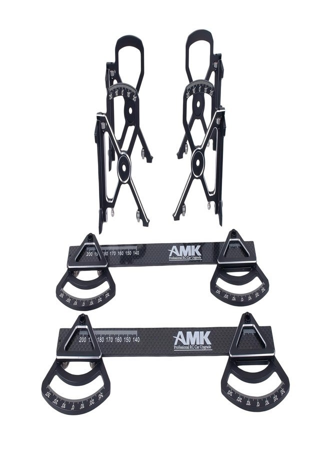 AMK RC Car Chassis Setup System for 1/10 Touring Cars, Professional Camber & Toe Gauge Alignment Tool Kit for On-Road RC Racing - Image 5