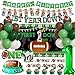 BEOXAGAR Football 1st First Year Down Birthday Party Decorations First Year Down Banner 1st Birthday Decorations for Boys Backdrop Balloon Banner Cake Topper - Image 3