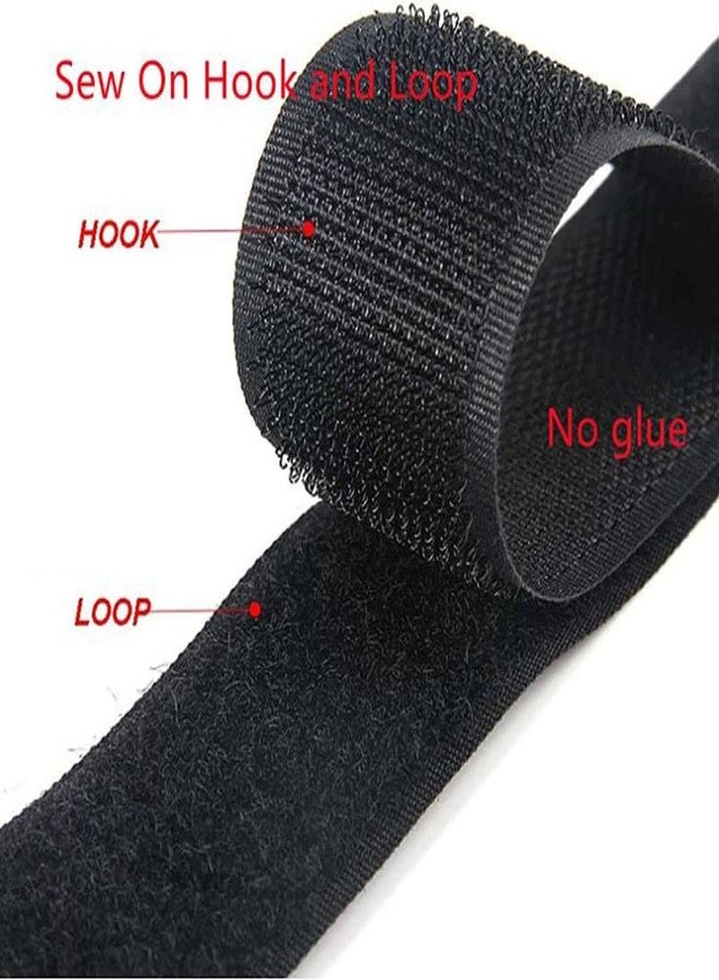 Vkey Hook and Loop Strip Tape,Strong,Sew-On Hook Loop Fastener Tape Tape Nylon Strips Fabric Assembly & Junction Applications for Home and Office Army Green - Image 3