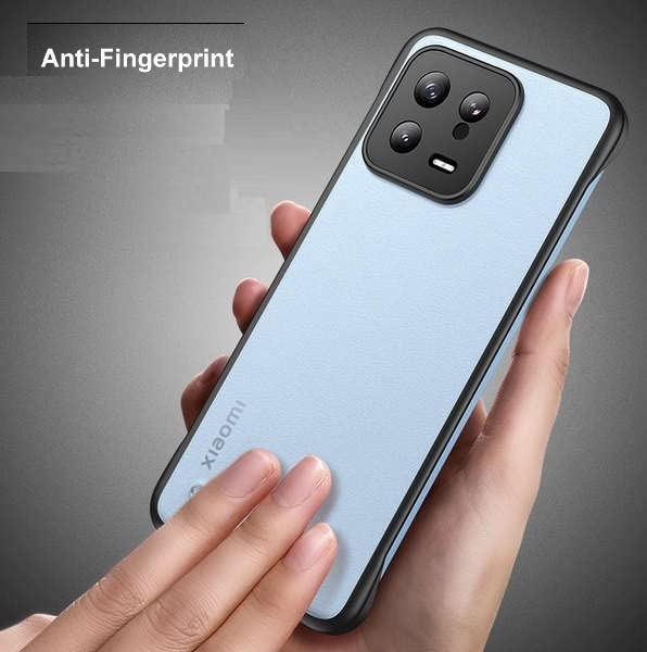 REALCASE Xiaomi 13 Pro 5G Back Cover Case | Slim Translucent Frameless Matte Hard Back Skin | Soft TPU Shock Proof Bumper Back Cover Case for Xiaomi 13 Pro 5G (Black) - Image 4