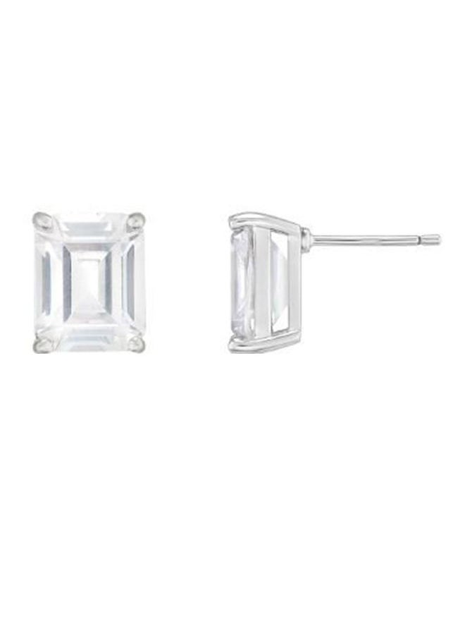 BUCKLEY LONDON - مجموعة Flawless - أقراط باغيت سوليتير - Image 1