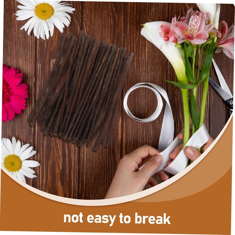 Healifty 50pcs Natural Wood Sticks for DIY Crafts Rustic Twigs for Handmade Projects Floral Arrangements Fairy Garden Decor School Holiday Craft Supplies - Image 3