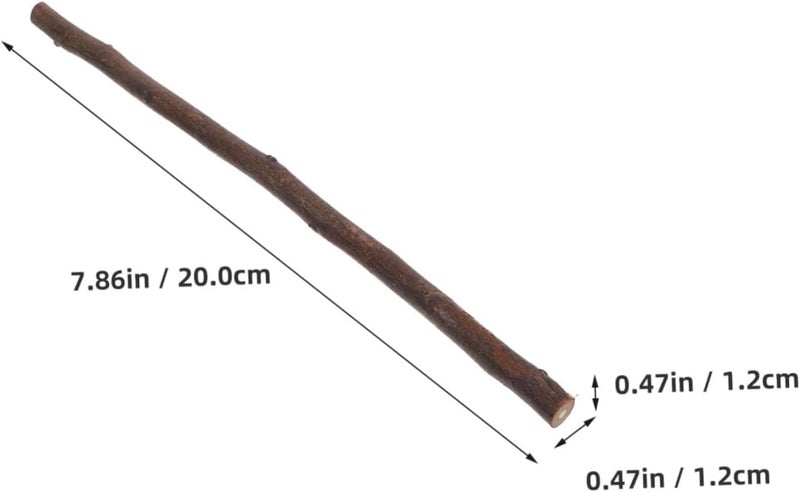 Healifty 50pcs Natural Wood Sticks for DIY Crafts Rustic Twigs for Handmade Projects Floral Arrangements Fairy Garden Decor School Holiday Craft Supplies - Image 2