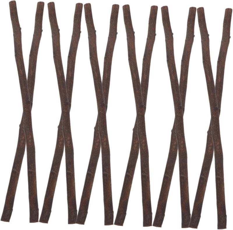 Healifty 50pcs Natural Wood Sticks for DIY Crafts Rustic Twigs for Handmade Projects Floral Arrangements Fairy Garden Decor School Holiday Craft Supplies - Image 1