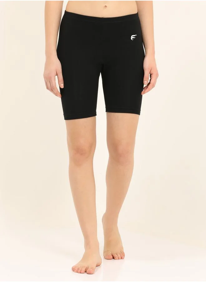 انفي Logo Print Cycling Shorts by Styli