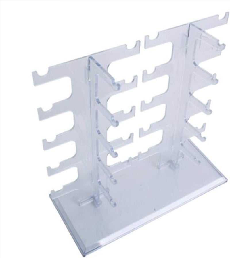 JoySee 1 X sunglasses organizer eyeglasses rack glasses holders acrylic Glasses hoder Display hold Stand, Water Clear Transparent - Image 2