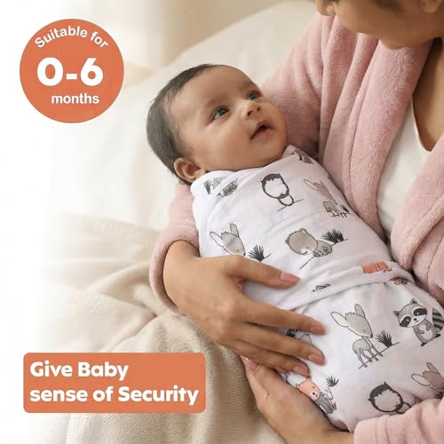 a baby cherry - Baby Swaddle Wrap for New Born || Adjustable Swaddle for New Born Baby || 100% Cotton Soft Baby Blanket for 0-6 Months - Pack of 2 (Multi-Color, 200 GSM) - Image 3
