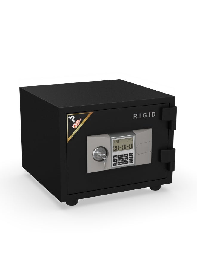 RIGID Fire Resistant Steel Safe Digital And Key Lock, 40Kg  - Image 5