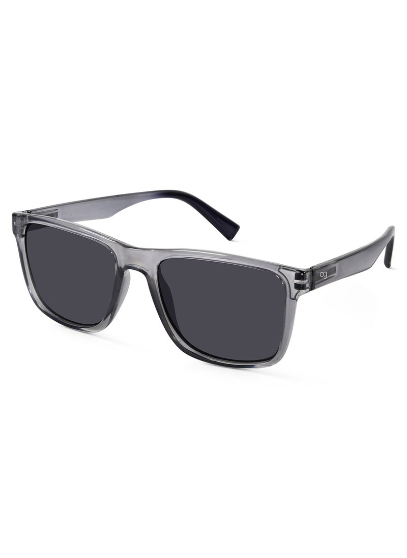 Woggles Grey Polarized Square Sunglasses  - Image 1