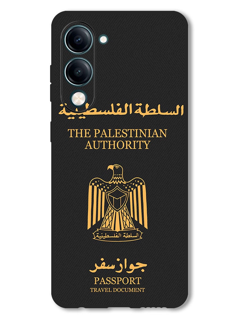 Theodor Case Compatible with Vivo Y29s Protection Shockproof Bumper Cover Palestinian Passport - Image 1