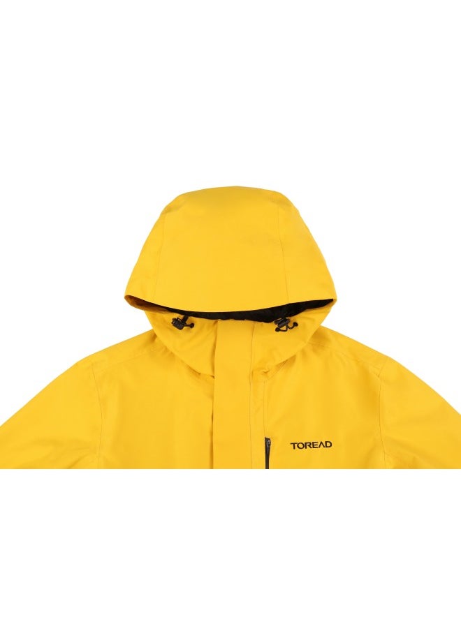 TOREAD Toread Men's Outdoor Jacket - TABBBN81709 Windproof Waterproof Hiking Jacket Golden mountain yellow  - Image 4