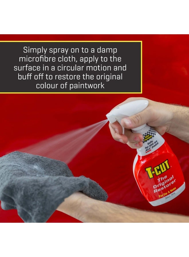 T-Cut The Original Restorer 500ml Trigger Spray - Safe For Use On All Paint - Image 4
