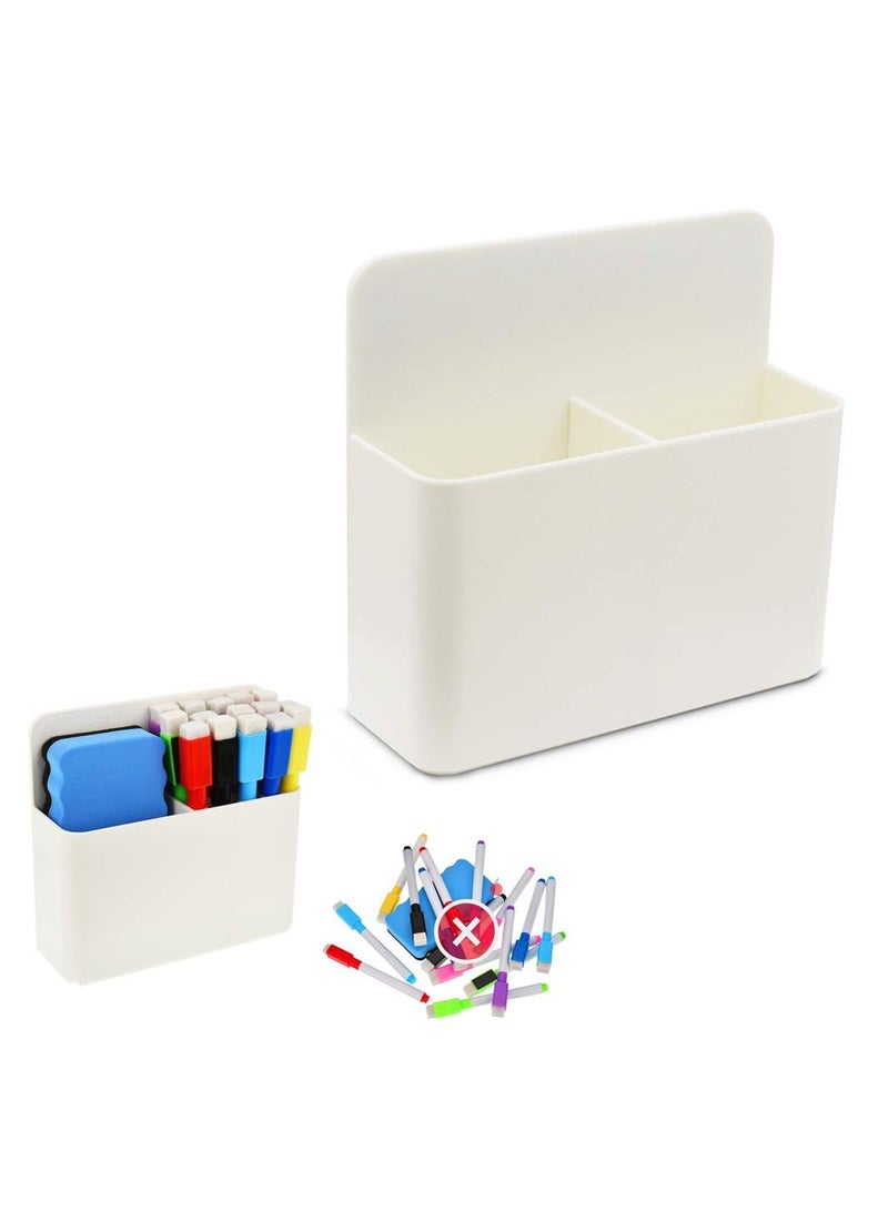 Magnetic Marker Holder, SYOSI 3 Pieces Dry Erase Organizer Holder Magnetic Erase Holder for Whiteboard Home Office Use