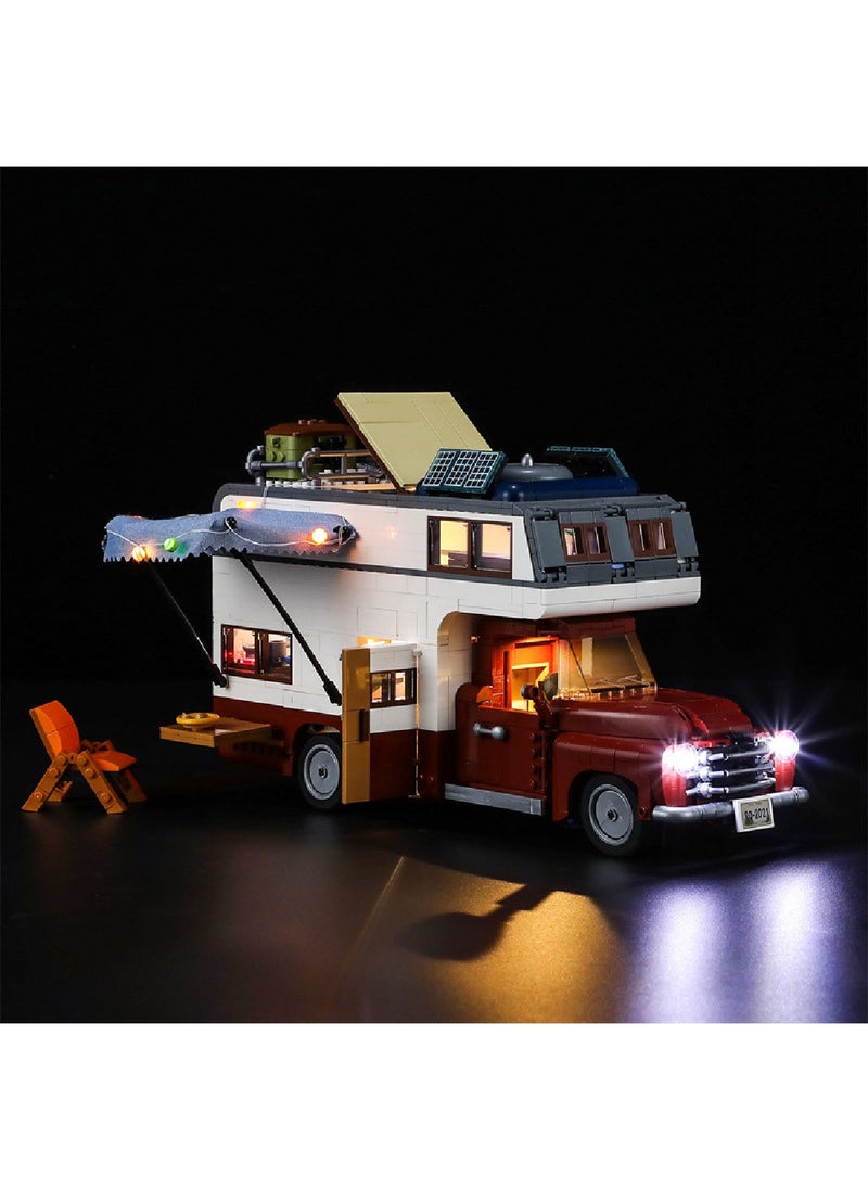 Generic - Camper Van Model Building Block Set 1742 Pcs With LED Lights For Teens And Adults - Image 1