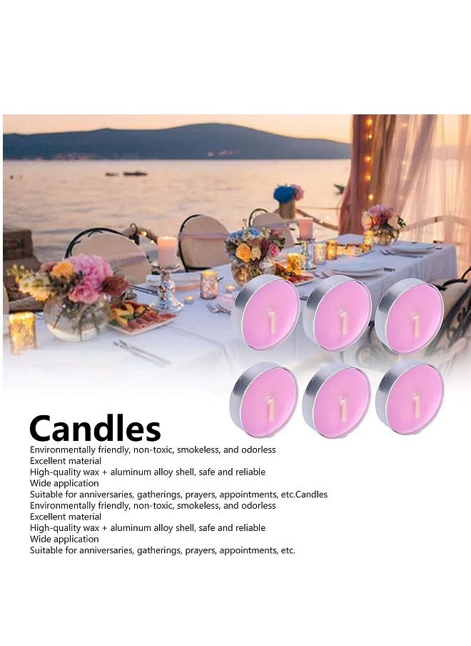 Tea Light tea light scented candle, rose 50 pieces  - Image 2