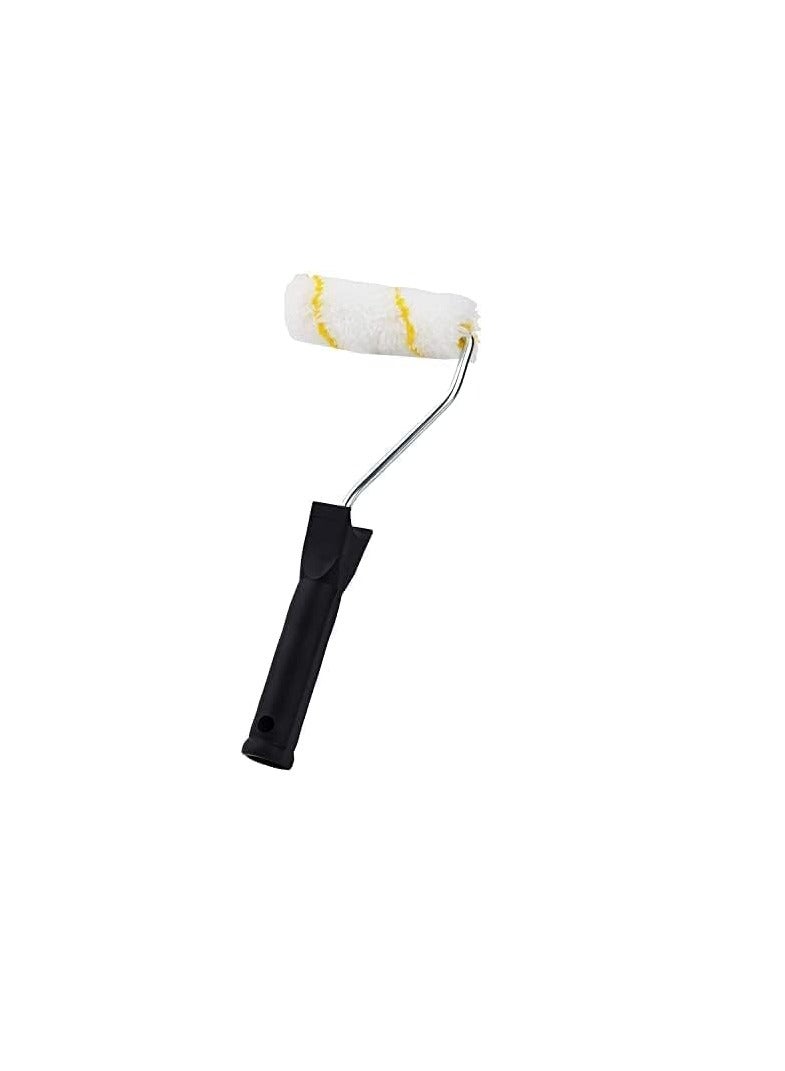 ABBASALI Paint Rollers, 4 Inch Paint Roller With 10 Covers, Paint Sleeves With Paint Roller Handle, Mini Plastic Paint Brush Set For Home Wall Ceiling Decoration Renovation, Repair  - Image 5