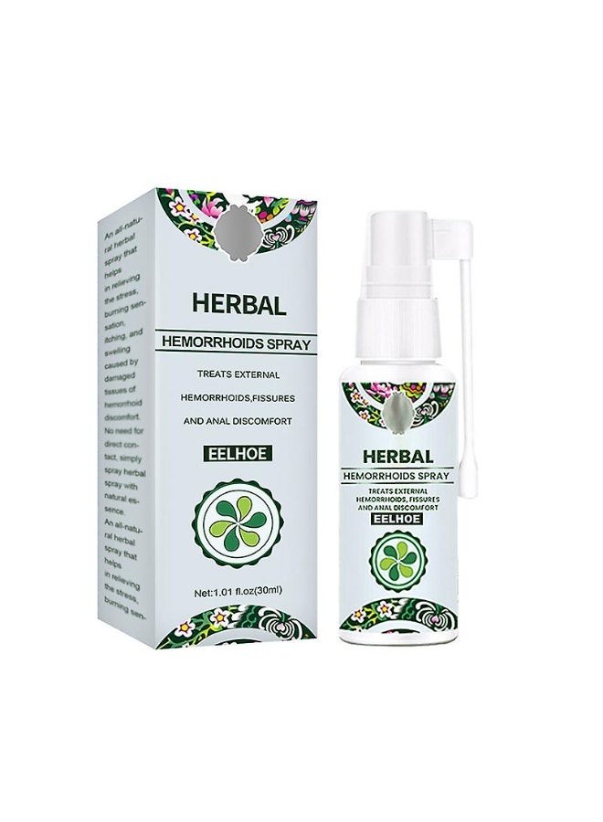 EELHOE Herbal Anal Care Spray for Hemorrhoids and Fissures, 100% Plant-Based Ingredients, Cooling and Soothing Effect, Supports Skin Comfort and Relief from External Piles Symptoms - Image 5