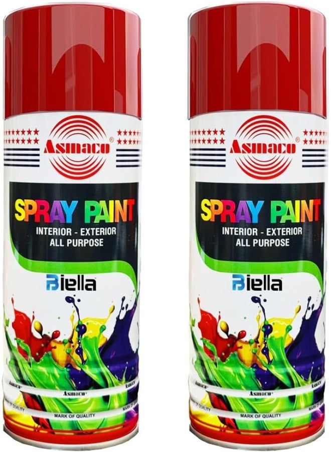 Biella Spray Paint (Red 2Pcs)
