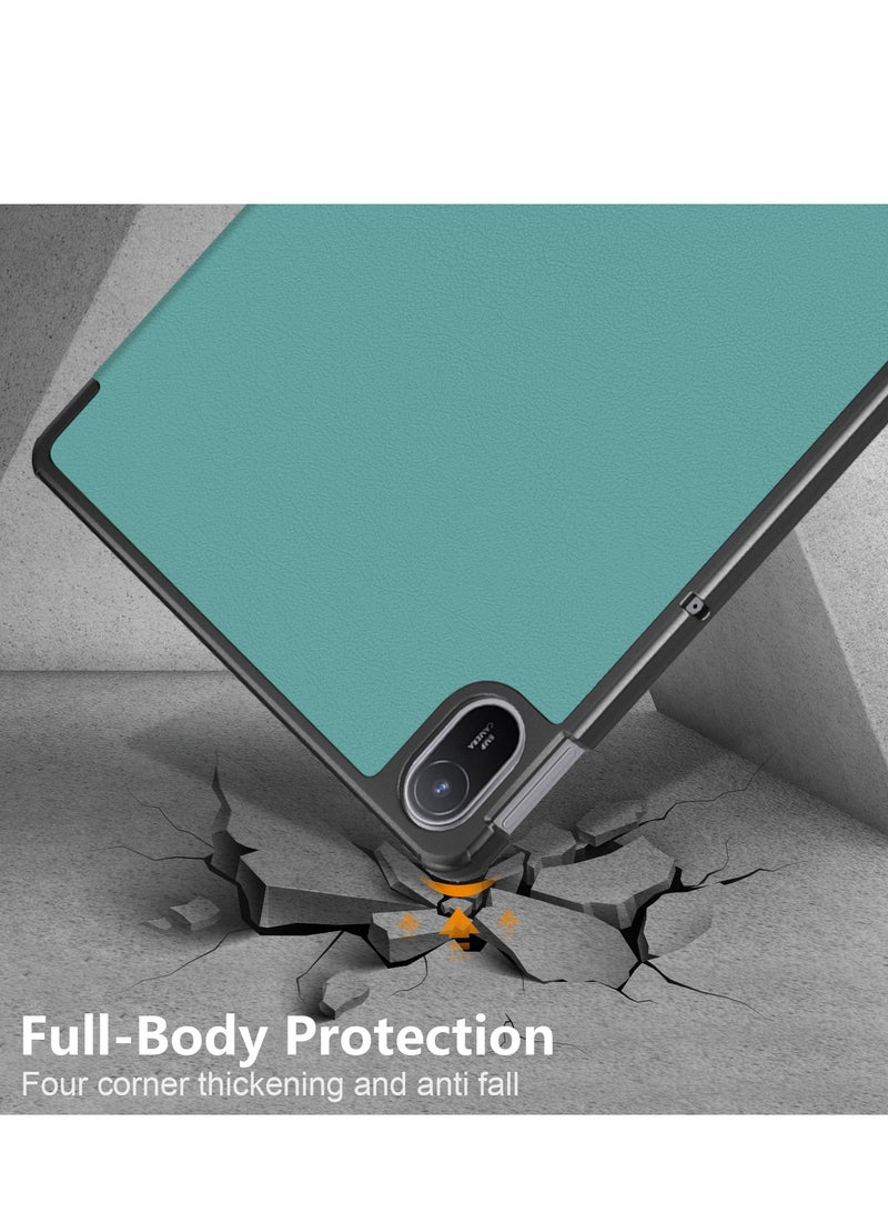Case For Huawei MatePad SE 11 Inch Released 2024 Folio Slim Smart Cover Lightweight Hard Shell Protective Case with Multi-Angle Stand -Dark Green - Image 5