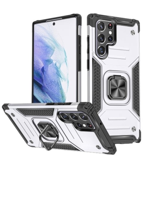 Case for Samsung Galaxy S23 Ultra 5g Armor Pc Tpu Camera Shield Phone Covere Navy Blue
