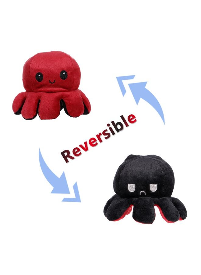 Octopus Plush Toy with Reversible Cute Expressions, Durable Premium Quality - 17x13cm  - Image 4