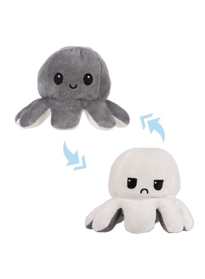 Octopus Plush Toy with Reversible Cute Expressions, Durable Premium Quality - 17x13cm  - Image 5