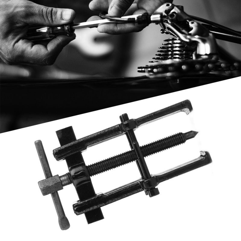 Chrome Vanadium Steel Two Jaw Puller 50mm 75mm 100mm Durable Hard - Clear Spindle Thread Simple Operation for Bicycle Electric Vehicle Motorcycle Automobile Bearing Repair - Image 4