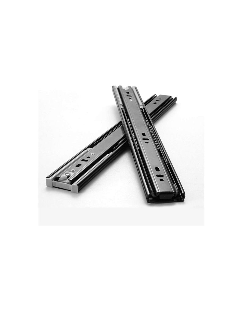 Soft Closing Steel Ball Bearing Drawer Slide Rail Runner (14 inch (35cm))  - Image 1