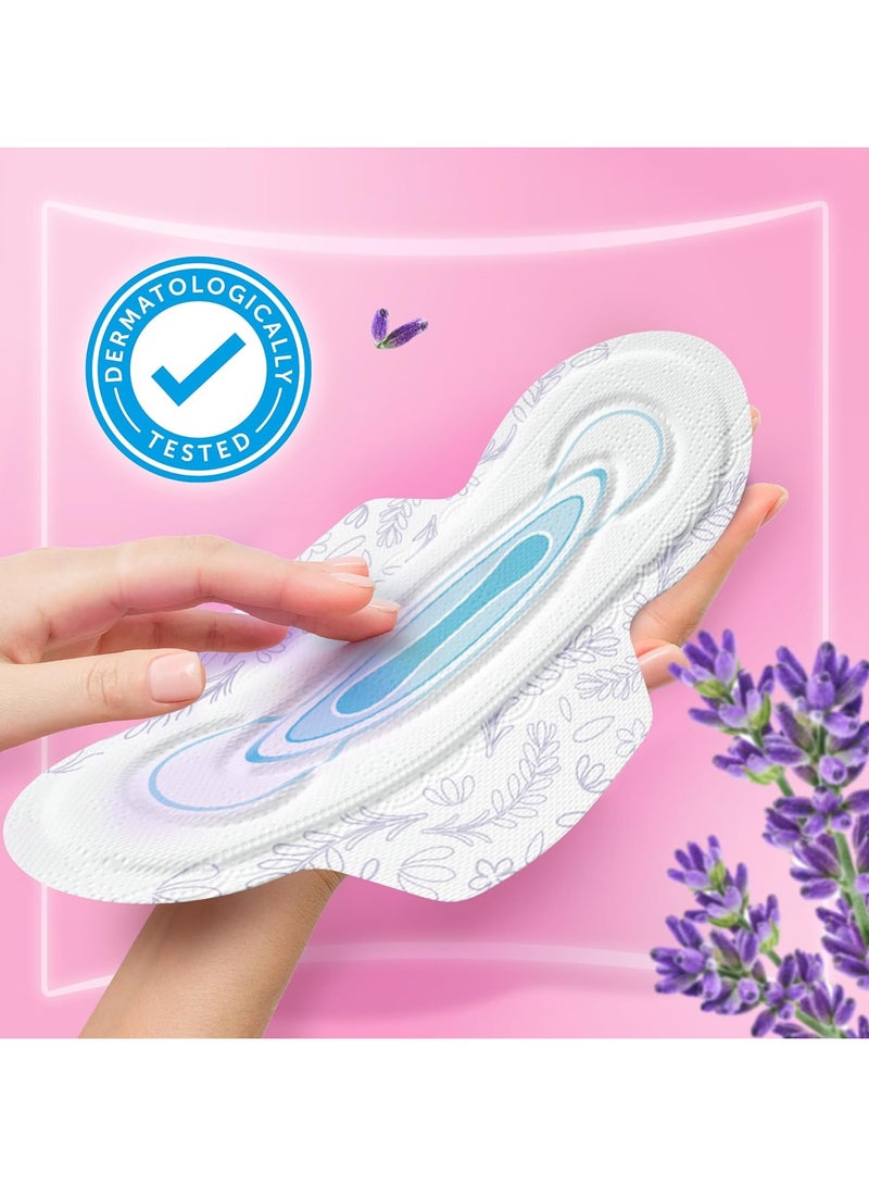 Always Skin Love Pads Lavender Freshness Thick & Large 24 Count - Image 2