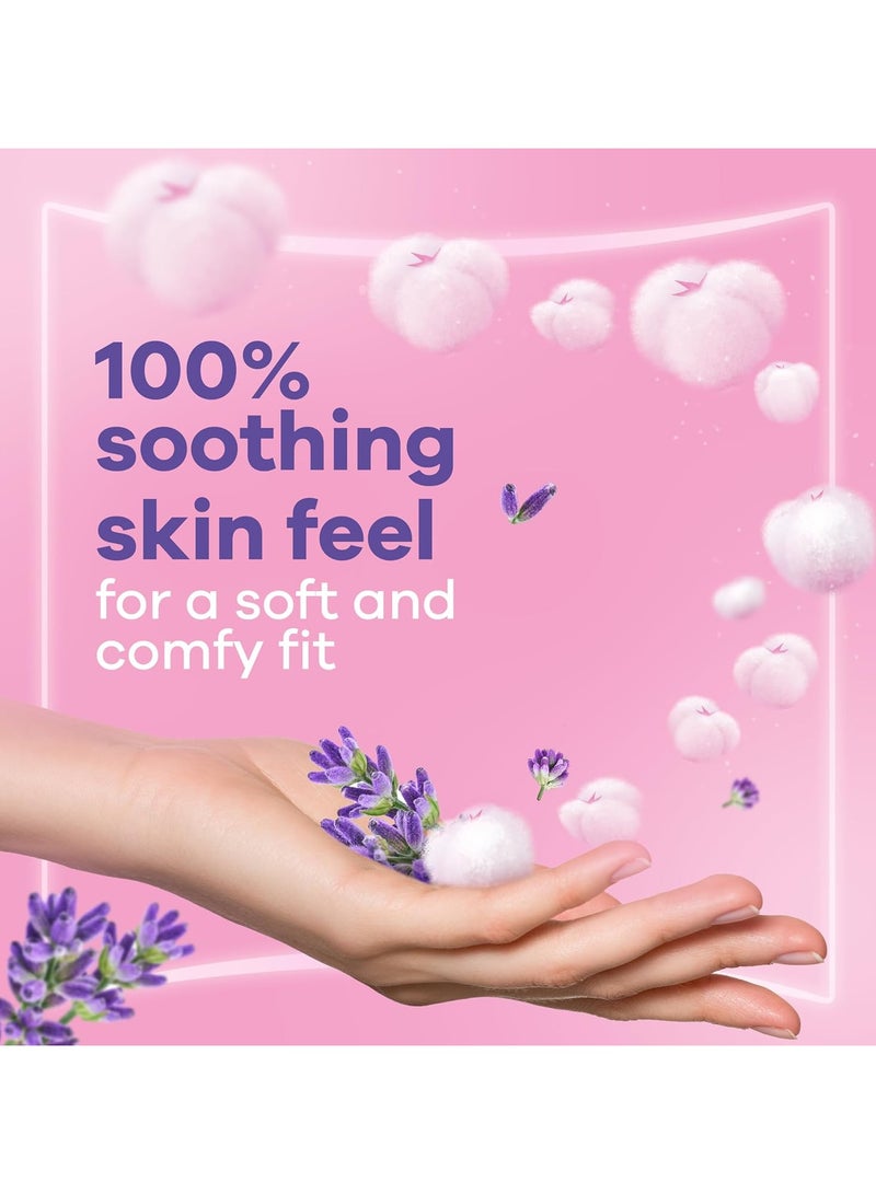 Always Skin Love Pads Lavender Freshness Thick & Large 24 Count - Image 5