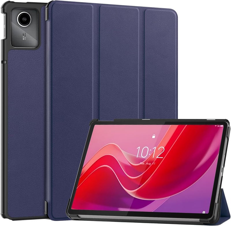 ProElite Cover for Lenovo Tab M11 11" Case Cover, Trifold Flip Case Cover for Lenovo Tab M11 11 inch with Auto Sleep Wake Function, Dark Blue - Image 1