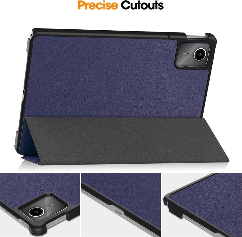 ProElite Cover for Lenovo Tab M11 11" Case Cover, Trifold Flip Case Cover for Lenovo Tab M11 11 inch with Auto Sleep Wake Function, Dark Blue - Image 5