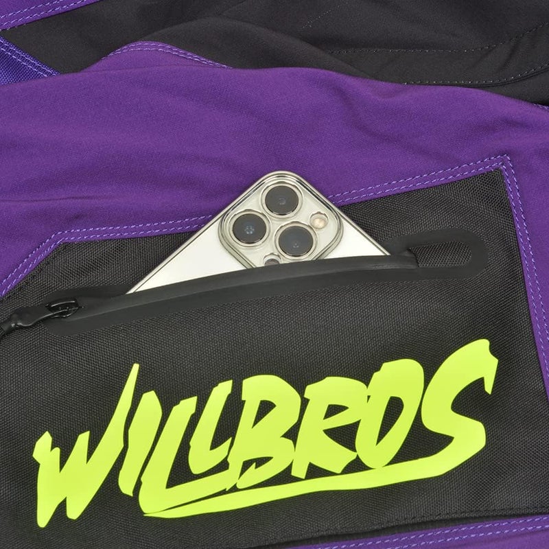 Willbros Motocross Jersey Pants Combo for Men and Women - Black Purple - Image 5