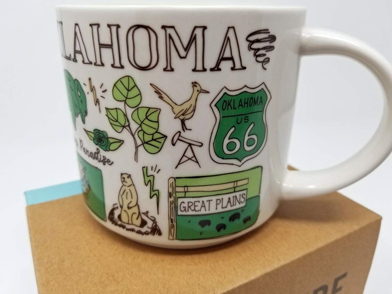Starbucks OKLAHOMA 2018 Been There Series Ceramic Coffee Cup - Image 4