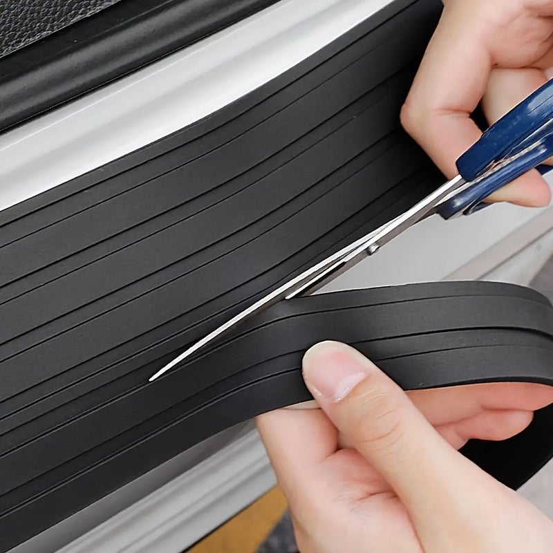 Car Styling Rubber Trim Strip 104cm Black Anti Scratch Bumper Guard Decorative Cover - Image 2