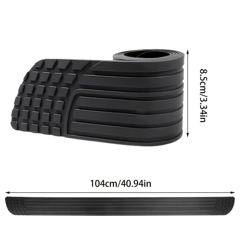 Car Styling Rubber Trim Strip 104cm Black Anti Scratch Bumper Guard Decorative Cover - Image 4