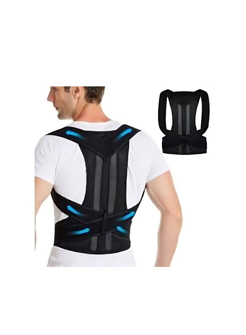 Relax Smart Back Support Belt & Posture Corrector for Men – Orthopedic Lumbar Corset and Spine Brace for Pain Relief, Posture Alignment, and Back Support - Image 1