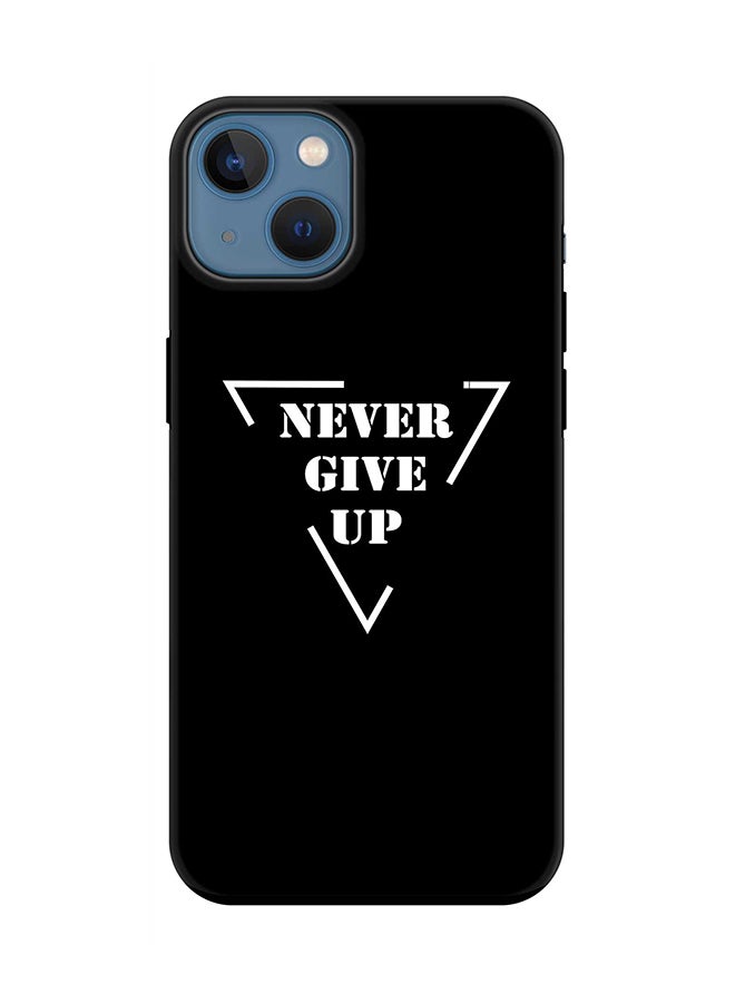Stylizedd Tough Pro Series Case for Apple iPhone 14 Dual Layer hybrid PC & TPU Customized Mobile Cover Shield with inner TPU protection Matte Finish - Never give up