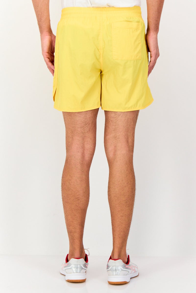 adidas Originals Men Sportswear Fit Drawstring Outdoor Sprinter Shorts, Yellow  - Image 3