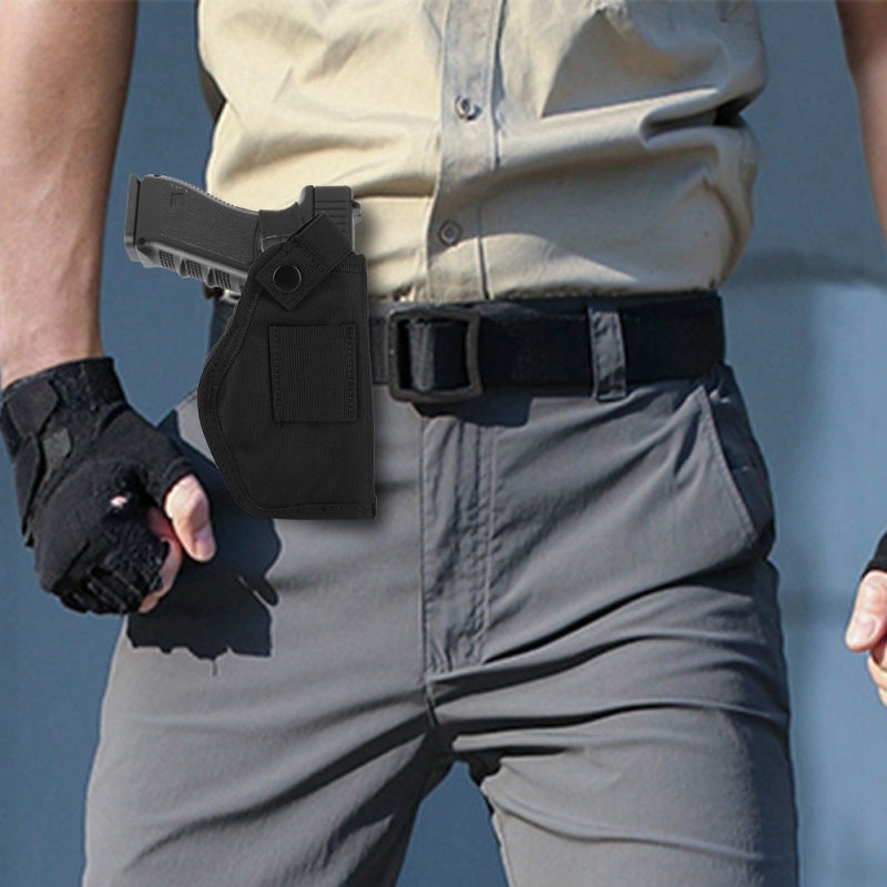 Concealed Carry Holster Lightweight Oxford Cloth Wear-Resistant - Concealed Design Pistol Holster for Right Left Hand Everyday Carry Under Clothes Small Handguns - Image 4
