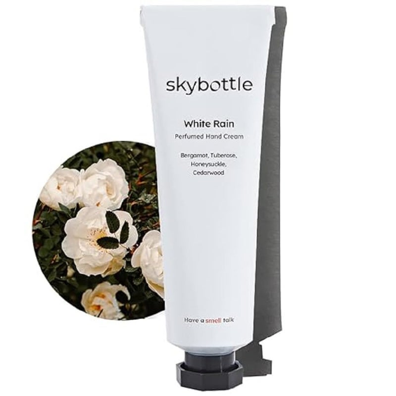skybottle Hand Cream Nourishes Very Dry Hands Korean Hand Lotion Hand Care for Women Men Perfumed with Bergamot White Rose Scent with Shea Butter 17 Fl Oz