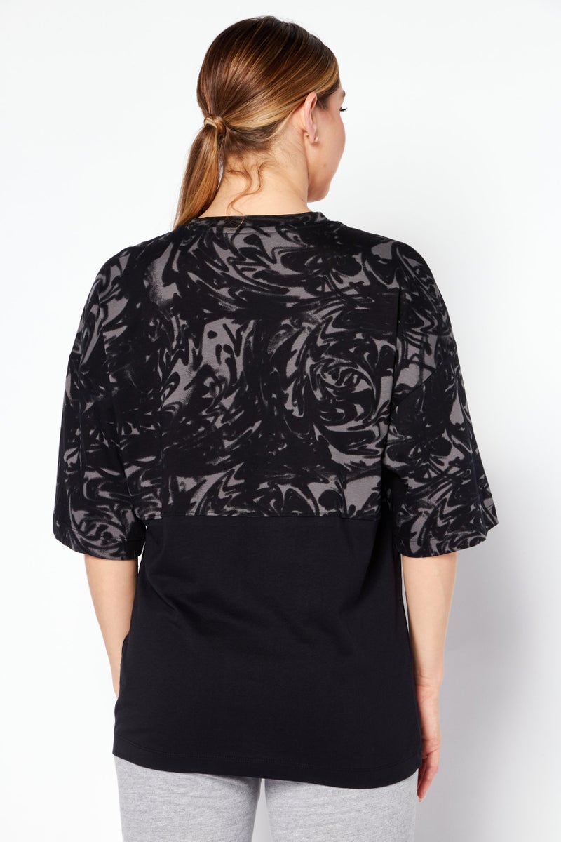 PUMA Women Sportswear Fit Brand Logo Training T-Shirt , Black - Image 4