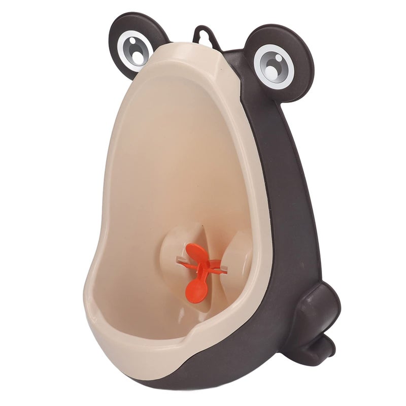 Children Funny Aiming Target Pee Training Urinal Cartoon Animal Shape Potty Trainer for Boys Plastic Brown - Image 4